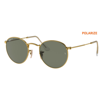 Ray-Ban RB3447 001/58 50 Polarize Round Metal Güneş Gözlüğü