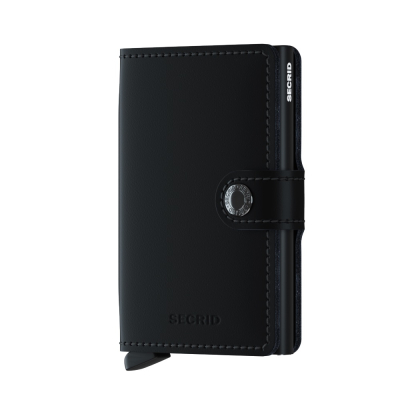 Secrid Miniwallet Matte Black Orijinal Avrupa Derisi Cüzdan
