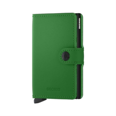 Secrid Miniwallet Matte Bright Green Orijinal Avrupa Derisi Cüzdan