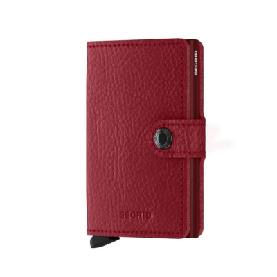Secrid Miniwallet Veg Rosso Bordeaux Orijinal Avrupa Derisi Cüzdan