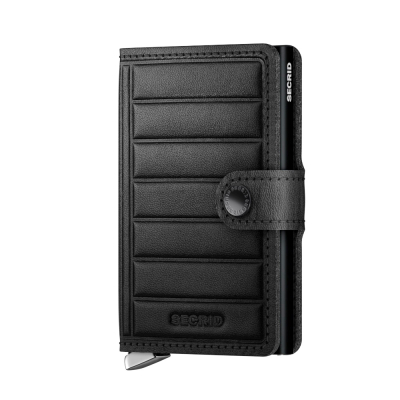 Secrid Premium Miniwallet Emboss Lines Black Cüzdan