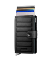 Secrid Premium Miniwallet Emboss Lines Black Cüzdan